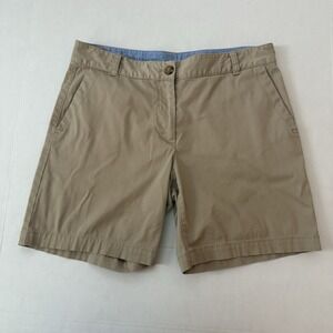Talbots Weekend Chino Shorts Khaki Tan Womens Size‎ 6 Tan Cotton